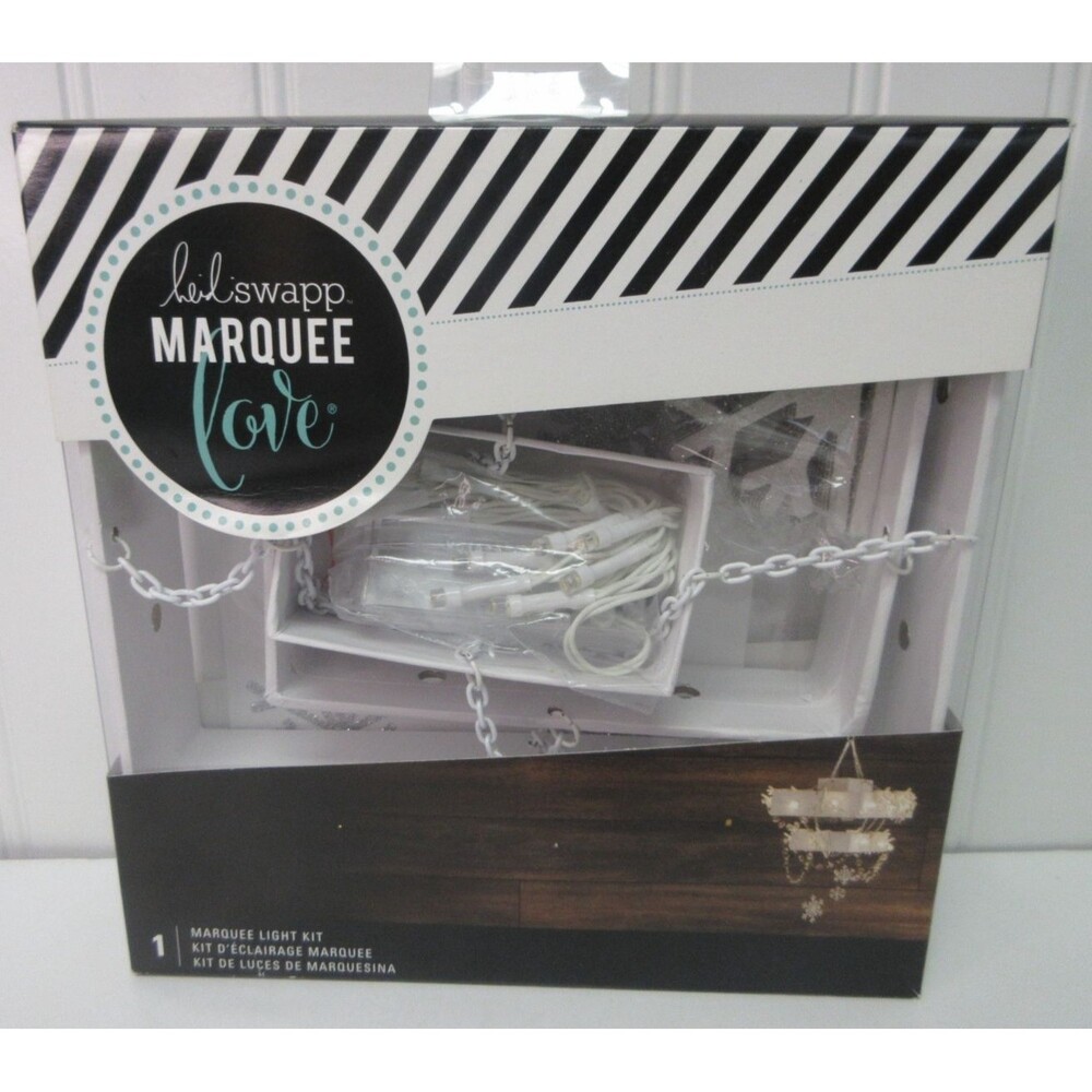 Heidi Swapp Marquee Love Chandelier Light Kit WintermChristmas Snowflake DIY